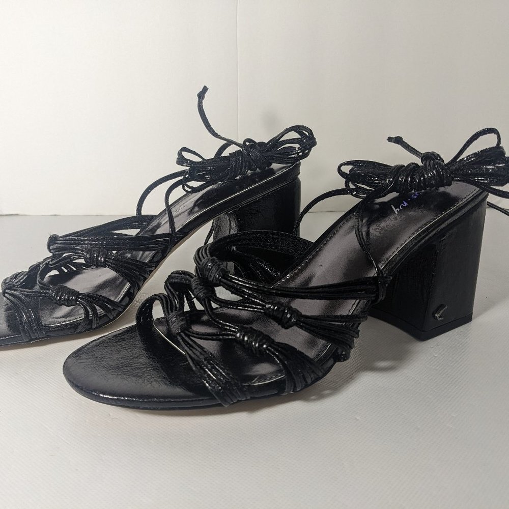 NEW- Womens Circus NY Sam Edelman Oriana Block Heeled Sandals Black